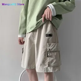 Men's Shorts Men's Shorts Loose Summer Japsn Style Wide Cuff Borad Jogger Streetwear With Big Pockets Work Trousers 022023H