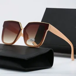 Klassische Luxus-Küstenbrille des Designers, Paarsonnenbrille, Verbundmetall, übergroße Sonnenbrille, goldene Sonnenbrille, Katie-Rahmenbrille