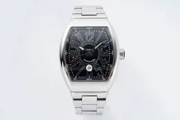 ABF V45 Men's Watch Dimension 44x54mm har Sapphire Crystal Glass Mirror med bär ETA 2824 Rörelse Hög frekvens Amplitud 28800