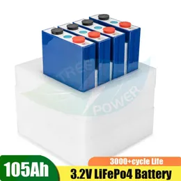 32pcs/Lot Grade A جديد 3.2V 100ah 105ah LifePo4 Battery Cell 12V 24V لـ EV RV Battery Pack