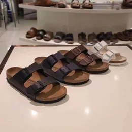 Дизайнер Birkinstock Slippers Boken Slippers Германия Аризона Двойная летняя мужская обувь Boken Beach Sandals Женская обувь XFJ1