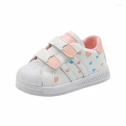 Första Walkers Dimi 2023 Spring Baby Girl Toddler Shoes 0-3 Year Pu Leather Spädbarn Sneakers mjuka bekväma barn T2117