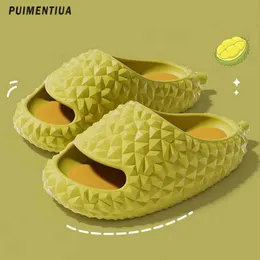 Slippare Warrior Fashion Durian Slippers for Women Eva Platform Soft Comfort House Slippers Woman Trendy Street Beach Sandals Summer 2023 Z0220