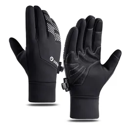 Велосипедные перчатки зимние теплые перчатки водонепроницаемые ветропроницаемые холодностойкие сенсорные экраны.