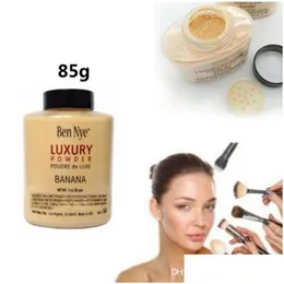 Face Powder New Ben Nye Banana 3 Oz Bottle Makeup Lighten Longlasting Luxury 85G Drop Delivery Health Beauty DHVPY