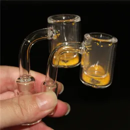 Banger al quarzo fumoso con sabbia colorata Secchio termocromico Chiodi per banger termici senza cupola 14mm 18mm Banger per giunti maschio femmina per bong in vetro Olio Dab Rig