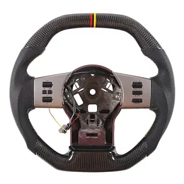 Racing Carbon Fiber Steering Wheel For Nissan Navara Customized Sport Wheel Auto Electronic