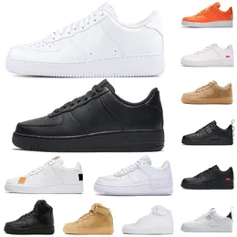 Classic running Shoes One Skateboarding retro Triple White Black Ones High Low airforce Cut Trainers Forces 1s Original Sports Sneakers Size 36-45 Skate Shoe