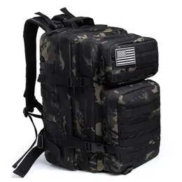 50l kamuflaj ordu sırt çantası erkekler askeri taktik çantalar saldırı molle sırt çantası avlama trekking trekking sırt çantası su geçirmez böcek çanta 21332r