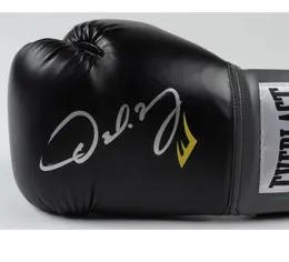 Oscar de la Hoya Larry Holmes Benavidez cudowny Marvin Materials podpisany autograf Autografowane auto bokserskie rękawiczki bokserskie