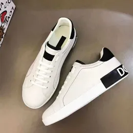 Luxury 23S/S Calfskin Nappa Man Sneakers Shoes White Black Leather Trainers Famous Brands Comfort Outdoor Trainers Men's Casual Walking EU35-46.BOX {category} UC5V