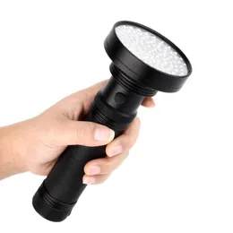 UV Flashlight Portable Lighting Torches 51 LED 395 NM Handh￥llen b￤rbar svart ljus Pet Urin och fl￤ckdetektor ficklampor Crestech