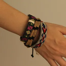 Filo di perline fili da donna in ceramica fatti a mano braccialetti fai da te artware braccialetto retrò per donna ragazza regalo gioielli di moda all'ingrosso