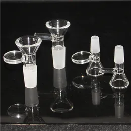 Кальян стеклянный бонг складывает цветочные миски для водных труб бонги, курящие чаша 14 мм мужской размер стеклянная масляная установка