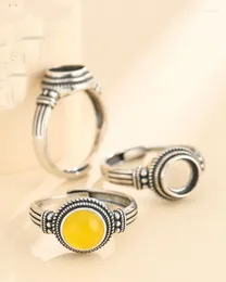 Кластерные кольца 925 Стерлинговые серебряные мужчины Женщины полугры