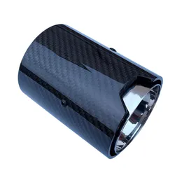 1PCS Real Carbon Fiber Exhaust Pipe Muffler tip For BMW M Performance M2 F87 M3 F80 M4 F82 F83 M5 F10 M6 F12 F13217F