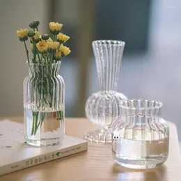 Vases Flower Vase For Wedding Decor Centerpiece Glass Modern Table Ornaments Floral Plant