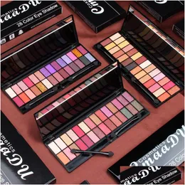 Lidschatten Cmaadu Lidschatten-Palette 28 Farben Schimmer Glitzer Platte Puder Matt Tropfen Lieferung Gesundheit Schönheit Make-up Augen Dhpfy