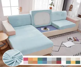 椅子は、AirLdianer Elastic Velvet Sofa Cushion Cover Antidirty Pets Kids Furniture Protector Couch for Living Room4141659