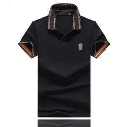 2023 Mode Polo Mann Herren Polos Poloshirt Top T-Shirt Kurzarm T-Shirts Designer Lose T-Shirts lässig schwarz weiß T-Shirt Luxe Plain T-Shirts für Männer Asain Größe M-3XL