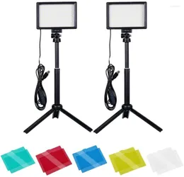 フラッシュヘッドSOONPHO USB LED Video Light Kit Pography Lighting 5600K Dimmable with Tripod Stand