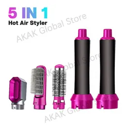 Electric Hair Dryer New 5 in 1 Set Hair Dryer Hot Air Comb Automatic Curling iron Professional Hair Straightener Styling Tool Hair Dryer Household J230220