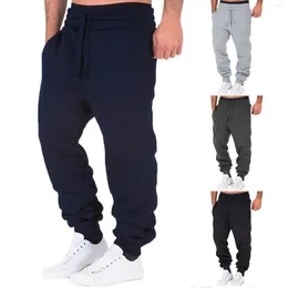 Men's Pants Relaxed Men Stitched Crease Lace Trend Color Hip Tie Hop Feet Trousers Men'S Fashion Sports With Pockets