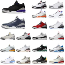 Top Jumpman 3 Men 3s Women Basketball Shoes Gold Shady Muslin Oreo White Cement Black Cat Cardinal Red Racer True Blue Varsity Royal Neapolitan Sneakers Trainers