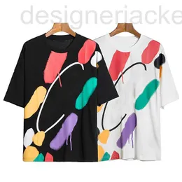 Men's T-Shirts Designer Letter Love Spray Paint Printing Short Sleeve T-shirt Men Women Loose Trendy ZT4Y