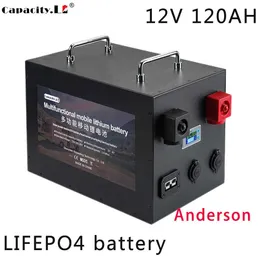 12V 120AH 150AH LifePo4 Pakiet akumulatorowy 200ah Wbudowany BMS RV Solar Energy Silar Silnik Bateria litowa