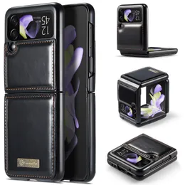 Luxury Phone Cases For Samsung Galaxy Z Fold 4 3 Z Flip 4 3 5G A14 A34 A54 Wallet Magnetic Leather CaseMe 003 Case