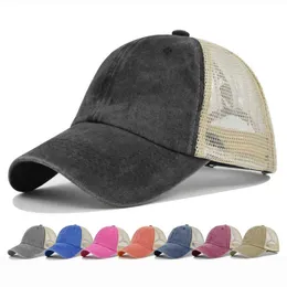 قبعات الكرة البيسبول قبعة الصيف القبعات الكبار شبكة الشبكة قبعة الصلبة قبعة للجنسين الظل الربيع الخريف قبعة الهيب هوب غطاء R230220