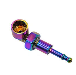 Новая металлическая труба красочная винтовая сигаретная набор металлическая труба ослепление