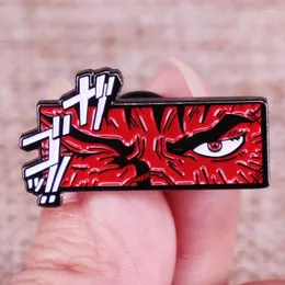 Broşlar XM-Funny Yaratıcı Anime Rozeti Berserker Pin Kavacı Metal Broş Aşk Aksesuarları