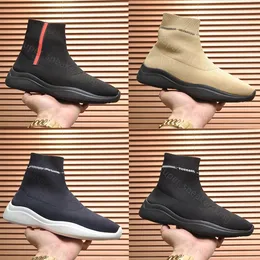 WITH BOX Designer Shoes Men Knit Socks Shoes Designer Classic trainer Casual Shoes luxury Men Black white runners sneakers fashion socks boots Knit shoes With box siz