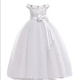 Girl Dresses Lace Flower Dress First Communion Princess Evening Sleeveless Noble And Elegant Accept Color Size Customization