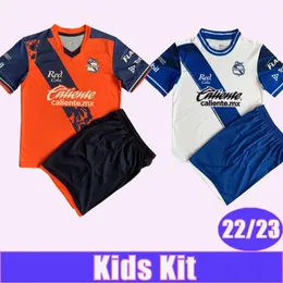 22 23 Puebla Aristeguieta Reyes Kids Kit voetbaltruien Altidore Fernandez Ferrareis Corral de Buen Mancuello Parra Home Away Child Suit voetbal Shirts