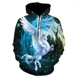 Sudaderas con capucha para hombre Marca de animales impresos en 3D para 2023 Hombres y mujeres Primavera Otoño