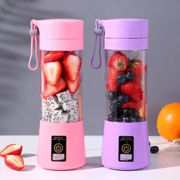 Fruktgrönsaksverktyg Portable Electric Juicer USB Laddningsbar handhållen Smoothie Blender MixersMilkshake Maker Machine Food Grad Material 230221