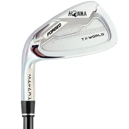 Män vänsterhandade golfklubbar Honma Tw747 Vx Golf Irons 4-11 Club Set R/S flexgrafit eller stålaxel