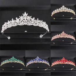 Tiaras Baroque Luxury strinestone Bridal Crown Tiara серебряная серебряная хрустальная выпускной