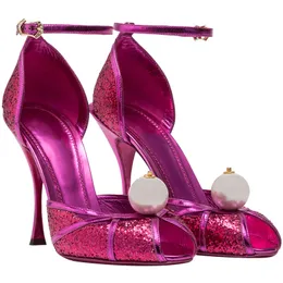 Moda inciler peep tpe bayanlar Mary jane ayakkabıları ince yüksek topuk Roma gladyatörler sandalet bayan pompalar