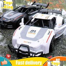 Electric/Rc Car Rc 2.4 G 1 14 High Speed Simation Double Door Remote Control Off Road Vehicles Cars Model Toys For Children Kids Gif Dhbgx
