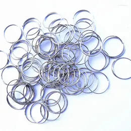 Kryształ żyrandola 1000pcs 13 mm Chrome ze stali nierdzewnej okrągłe otwarte złącze podzielone na rozdzielenie do majsterkowiczów koraliki/ wisiorek/ metal kulkowy