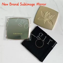 2023 Новое прибытие компактные зеркала Sublimage Mirror Luxury Brand Инструменты для макияжа с пылью пакета Camellia Цветочный отпечаток высшее качество