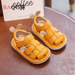 Sandals Kids Summer Baby Sandals Breathable Soft Bottom Anti-slippery Children's First Walkers Shoes Classic Gladiator Shoes Solid Color