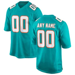 تخصيص Tshirts في الهواء الطلق تخصيص لعبة Miami Football Jersey American Game مخصصة اسمك أي رقم رقم S6XL 230221