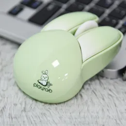 MOFII Skyskrapa M6 m￶ss Rabbit Fairy Mouse Wireless 2.4G Office Mini Hare Animal Year Creative Cartoon Bunny Mouse