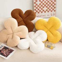 Plush Dolls Ins Kawaii Clover Flowers Peluche Toy Nordic Style Plant Decoration Stuffed Soft Sofa Cushion Bedding Pillow Gifts 230221