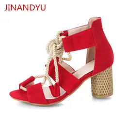 Sandalen Farbe Passenden Frauen Chunky High Heels Größe 43 Flocks Schuhe Sommer Peep Toe Mode Sandale Escarpins Femme Pumpen